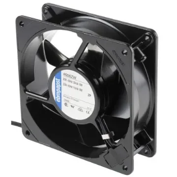 ebm-papst 4000 Z Series Axial Fan, 230 V ac, AC Operation, 160m³/h, 19W, 119 x 119 x 38mm - 4656ZW product image