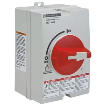 Schneider Electric 1P Pole Panel Mount Isolator Switch - 30A Maximum Current - MD3304X product image