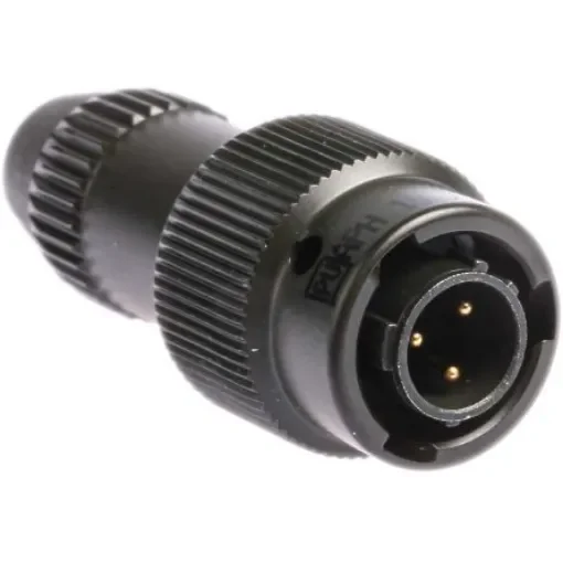 Amphenol Limited, 62GB 3 Way Cable Mount MIL Spec Circular Connector Plug, Pin Contacts,Shell Size 8, Bayonet Coupling, - 62GB-16J08-33PN product image