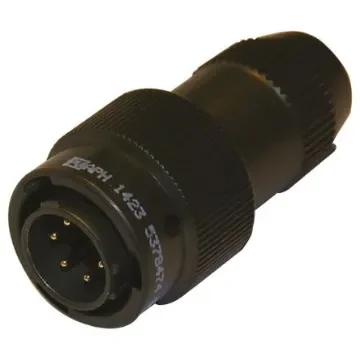 Amphenol Limited, 62GB 10 Way Cable Mount MIL Spec Circular Connector Plug, Pin Contacts,Shell Size 12, Bayonet - 62GB-16J12-10PN product image