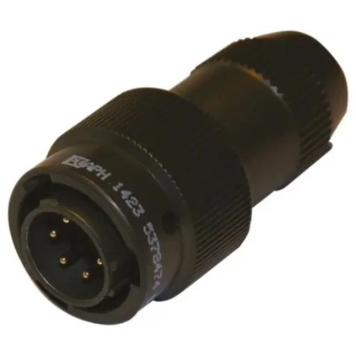 Amphenol Limited, 62GB 10 Way Cable Mount MIL Spec Circular Connector Plug, Pin Contacts,Shell Size 12, Bayonet - 62GB-16J12-10PN product image