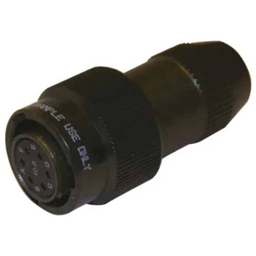 Amphenol Limited, 62GB 10 Way Cable Mount MIL Spec Circular Connector Plug, Socket Contacts,Shell Size 12, Bayonet - 62GB-16J12-10SN product image