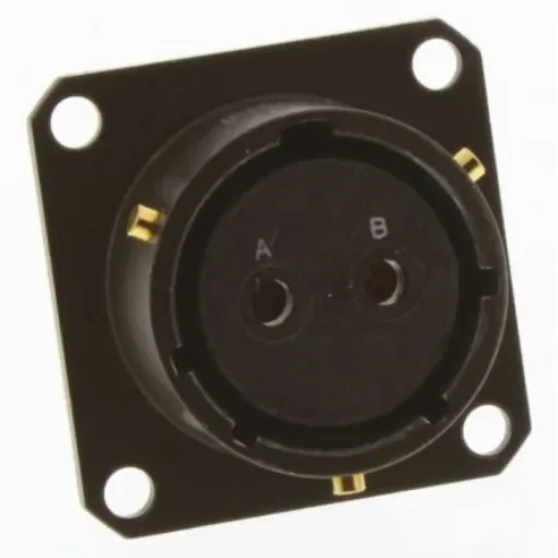 Amphenol Limited, 62GB 2 Way Flange Mount MIL Spec Circular Connector Receptacle, Socket Contacts,Shell Size 14, - 62GB-50T14-02SN product image