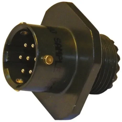 Amphenol Limited, 62GB 10 Way Cable Mount MIL Spec Circular Connector Receptacle, Pin Contacts,Shell Size 12, Bayonet - 62GB-51T12-10PN product image