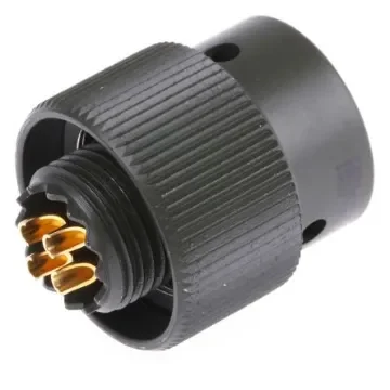 Amphenol Limited, 62GB 4 Way Cable Mount MIL Spec Circular Connector Plug, Socket Contacts,Shell Size 8, Bayonet - 62GB-56T08-04SN product image