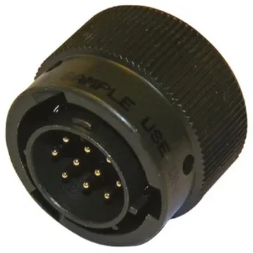 Amphenol Limited, 62GB 10 Way Cable Mount MIL Spec Circular Connector Plug, Pin Contacts,Shell Size 12, Bayonet - 62GB-56TG12-10PN product image
