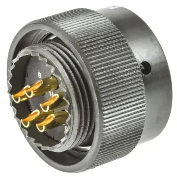 Amphenol Limited, 62GB 5 Way Cable Mount MIL Spec Circular Connector Plug, Pin Contacts,Shell Size 14, Bayonet - 62GB-56TG14-05PN product image