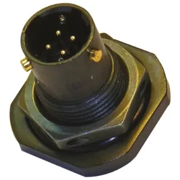 Amphenol Limited, 62GB 4 Way Panel Mount MIL Spec Circular Connector Receptacle, Pin Contacts,Shell Size 8, Bayonet - 62GB-57A08-04PN product image