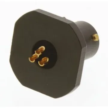 Amphenol Limited, 62GB 3 Way Panel Mount MIL Spec Circular Connector Receptacle, Pin Contacts,Shell Size 8, Bayonet - 62GB-57A08-33PN product image