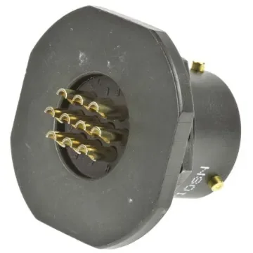 Amphenol Limited, 62GB 10 Way Panel Mount MIL Spec Circular Connector Receptacle, Socket Contacts,Shell Size 12, - 62GB-57A12-10SN product image