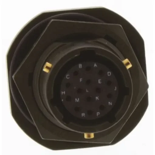 Amphenol Limited, 62GB 14 Way Panel Mount MIL Spec Circular Connector Receptacle, Socket Contacts,Shell Size 12, - 62GB-57A12-14SN product image