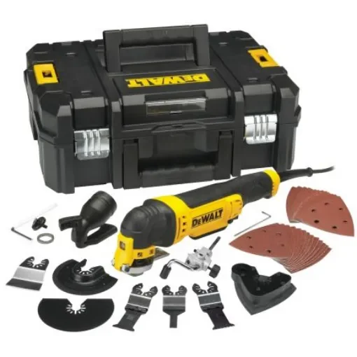DeWALT DWE315KT 300W Corded Multi Cutter, Euro Plug - DWE315KT-QS product image