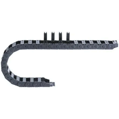 Igus 2500, e-chain Black Cable Chain - Flexible Slot, W54 mm x D35mm, L1m, 75 mm Min. Bend Radius, Igumid GLW - 2500.03.075.0 product image