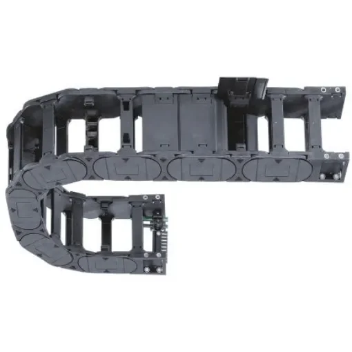 Igus E4.56, e-chain Black Cable Chain - Flexible Slot, W284 mm x D84mm, L1m, 300 mm Min. Bend Radius, Igumid G - E4.56.25.300.0 product image