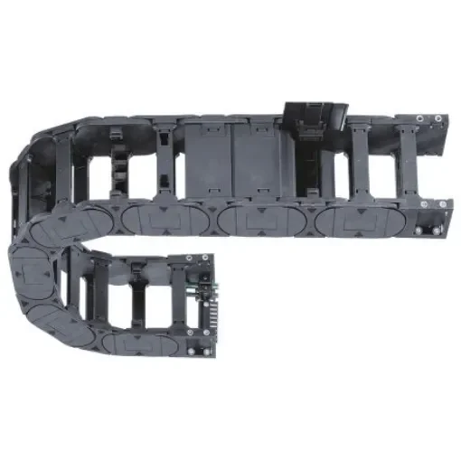 Igus E4.56, e-chain Black Cable Chain - Flexible Slot, W284 mm x D84mm, L1m, 250 mm Min. Bend Radius, Igumid G - E4.56.25.250.0 product image
