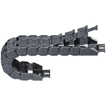 Igus 9, e-chain Black Cable Chain - Flexible Slot, W18.2 mm x D19.3mm, L1m, 48 mm Min. Bend Radius, Igumid G - 09.10.048.0 product image