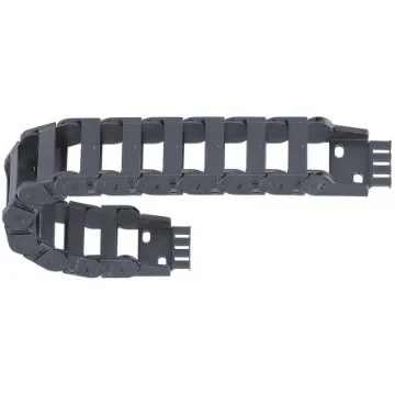 Igus 10, e-chain Black Cable Chain - Flexible Slot, W36 mm x D23mm, L1m, 100 mm Min. Bend Radius, Igumid G - 10.025.100.0 product image