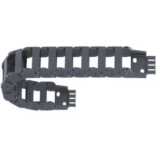 Igus 10, e-chain Black Cable Chain - Flexible Slot, W36 mm x D23mm, L1m, 100 mm Min. Bend Radius, Igumid G - 10.025.100.0 product image
