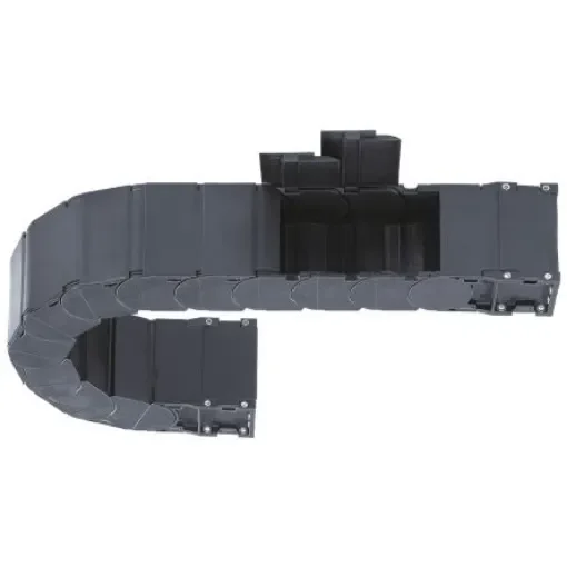 Igus 157, e-chain Black Cable Chain - Flexible Slot, W116 mm x D50mm, L1m, 175 mm Min. Bend Radius, Igumid G - 157.100.175.0 product image