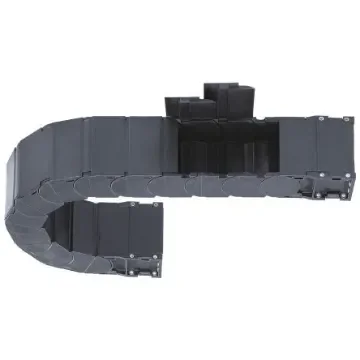 Igus 157, e-chain Black Cable Chain - Flexible Slot, W166 mm x D50mm, L1m, 100 mm Min. Bend Radius, Igumid G - 157.150.100.0 product image