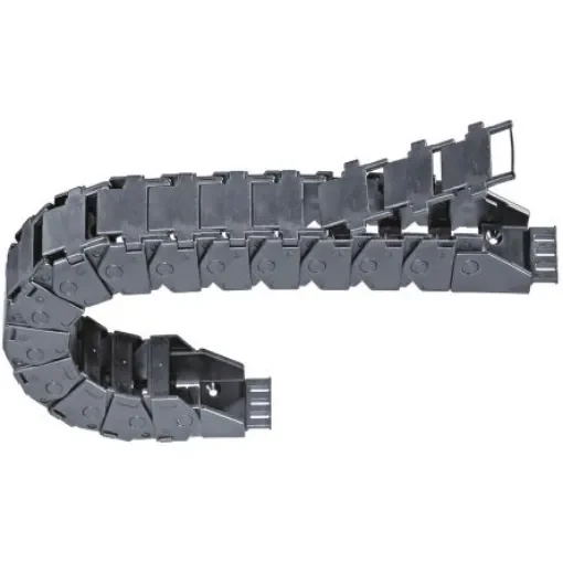 Igus 17, e-chain Black Cable Chain - Flexible Slot, W60.5 mm x D39mm, L1m, 125 mm Min. Bend Radius, Igumid G - 17.4.125.0 product image