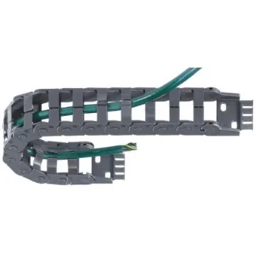 Igus e-chain, Z14 Black Cable Chain - Flexible Slot, W37 mm x D25mm, L1m, 28 mm Min. Bend Radius, Igumid NB - Z14.2.028.0 product image