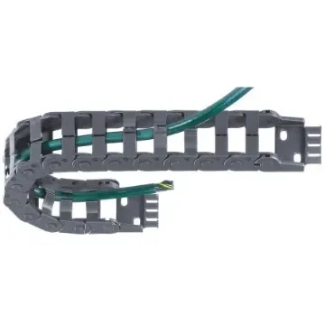 Igus e-chain, Z14 Black Cable Chain - Flexible Slot, W62 mm x D25mm, L1m, 28 mm Min. Bend Radius, Igumid NB - Z14.4.028.0 product image