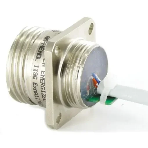 Amphenol Socapex, 300mm Cat5e, Grey RJ45 to Female Unterminated, F/UTP Shielded, Terminated Polyester Sheath - RJF TVX 2S A 2 N 03 100BTX product image