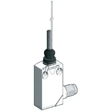 Telemecanique Sensors OsiSense XC Series Coil Spring Limit Switch, NO/NC, IP66, IP67, IP68, SPDT, Zamak Zinc Alloy - XCMD2106M12 product image