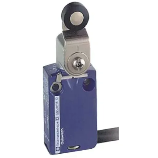 Telemecanique Sensors OsiSense XC Series Roller Lever Limit Switch, NO/NC, IP66, IP67, IP68, DPST, Zamak Zinc Alloy - XCMD2515L1 product image