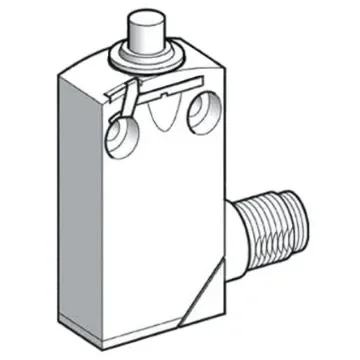 Telemecanique Sensors OsiSense XC Series Plunger Limit Switch, NO/NC, IP66, IP67, IP68, SPDT, Zamak Zinc Alloy Housing, - XCMD2110M12 product image