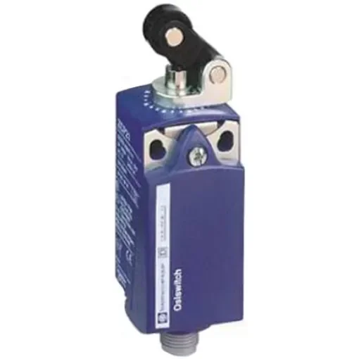 Telemecanique Sensors OsiSense XC Series Roller Plunger Limit Switch, NO/NC, IP66, IP67, DPST, Plastic Housing, 250V ac - XCKP2121M12 product image