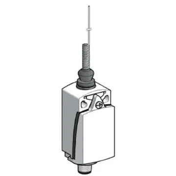 Telemecanique Sensors OsiSense XC Series Coil Spring Limit Switch, NO/NC, IP66, IP67, DPST, Zamak Zinc Alloy Housing, - XCKD2106M12 product image