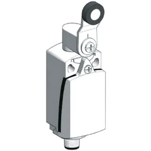 Telemecanique Sensors OsiSense XC Series Roller Lever Limit Switch, NO/NC, IP66, IP67, DPST, Zamak Zinc Alloy Housing, - XCKD2118M12 product image