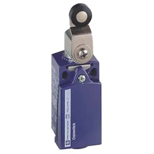 Telemecanique Sensors OsiSense XC Series Roller Lever Limit Switch, NO/NC, IP66, IP67, DPST, Zamak Zinc Alloy Housing, - XCKD2118N12 product image