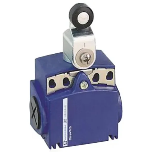 Telemecanique Sensors OsiSense XC Series Roller Lever Limit Switch, NO/NC, IP66, IP67, DPST, Plastic Housing, 240V ac - XCKT2118N12 product image