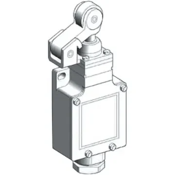 Telemecanique Sensors OsiSense XC Series Roller Lever Limit Switch, NO/NC, IP66, Zamak Zinc Alloy Housing, 500V ac Max, - XCKL121H7 product image