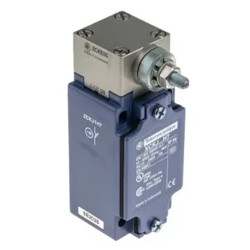 Telemecanique Sensors OsiSense XC Series Roller Lever Limit Switch, NO/NC, IP66, Zamak Zinc Alloy Housing - XCKJ10541H7 product image