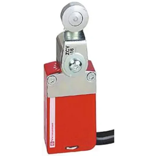 Telemecanique Sensors XCSM Series Roller Lever Limit Switch, 2NC/1NO, IP66, IP67, IP68, 3P, Metal Housing - XCSM3716L2 product image
