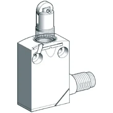 Telemecanique Sensors OsiSense XC Series Plunger Limit Switch, NO/NC, IP66, IP67, IP68, SPDT, Zamak Zinc Alloy Housing, - XCMD21F2M12 product image