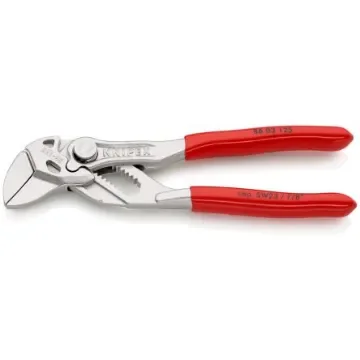 Knipex 86 03 Plier Wrench, 125 mm Overall, Flat, Straight Tip, 23mm Jaw - 86 03 125 product image