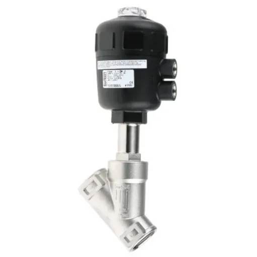 Burkert Angle type Pneumatic Actuated Valve, G 1in, 16 bar - 178857 product image
