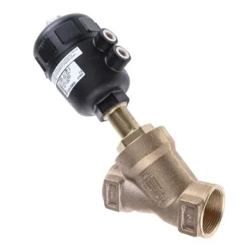 Burkert Angle type Pneumatic Actuated Valve, G 1-1/2in, 16 bar - 178896 product image