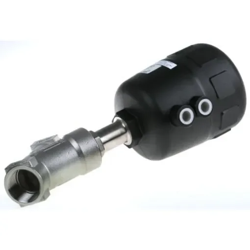 Burkert Angle type Pneumatic Actuated Valve, G 1in, 16 bar - 186488 product image