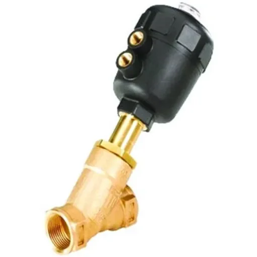 Burkert Angle type Pneumatic Actuated Valve, G 3/4in, 16 bar - 178687 product image
