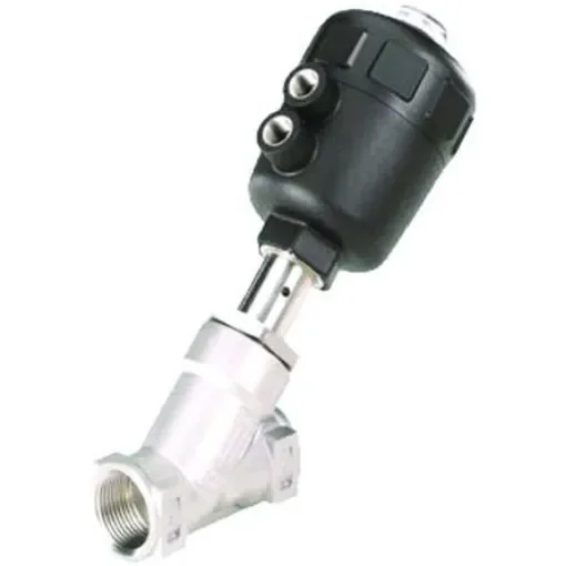 Burkert Angle type Pneumatic Actuated Valve, G 1in, 16 bar - 178848 product image