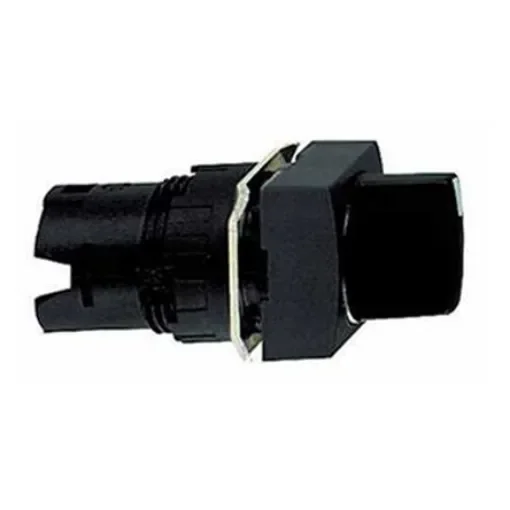 Schneider Electric Harmony XB6 Series 2 Position Selector Switch Head, Black Handle - ZB6CD22 product image