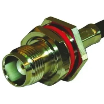 Amphenol RF, Jack Cable Mount TNC Connector, 50O, Crimp, Solder Termination, Straight Body - 31-6508 product image