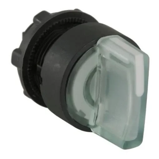 Schneider Electric Harmony XB5 Series 3 Position Selector Switch Head, 22mm Cutout, White Handle - ZB5AK1513 product image