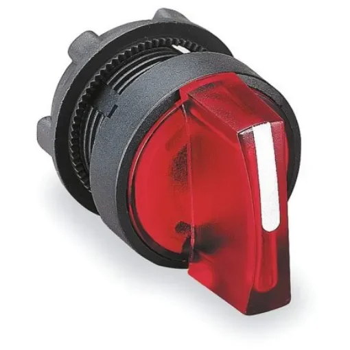 Schneider Electric Harmony XB5 Series 3 Position Selector Switch Head, 22mm Cutout, Red Handle - ZB5AK1543 product image